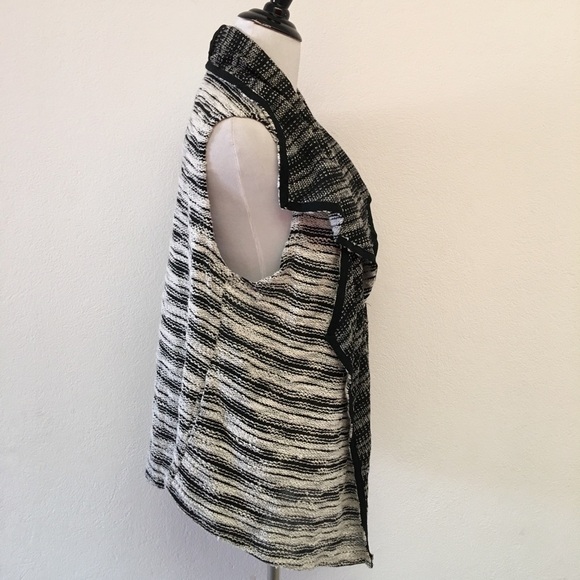 Dolan Open Cardigan Black and White size L - Picture 3 of 7